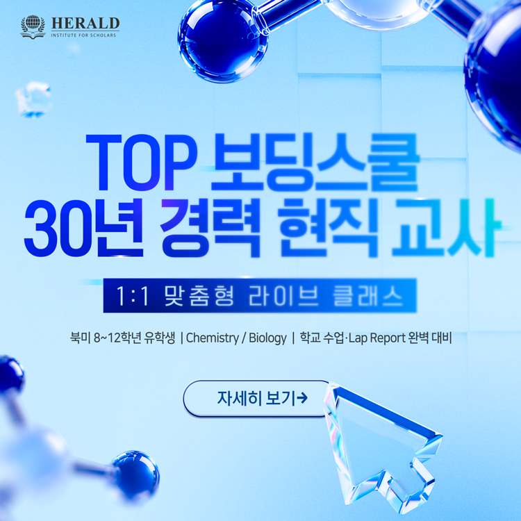 TOP 보딩스쿨 30년 경력 현직 교사 1:1 맞춤형 라이브 클래스