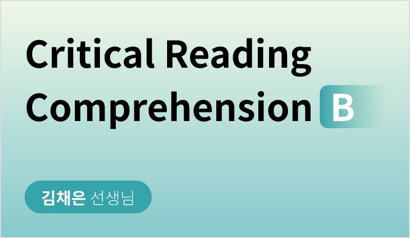 Critical Reading Comprehension B