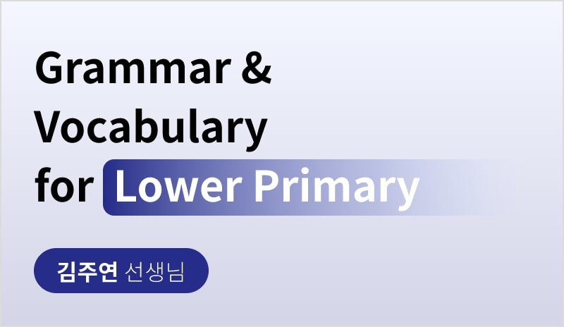 Grammar & Vocabulary for Lower Primary